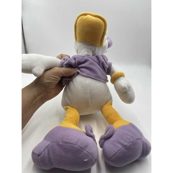 Disney Store Daisy Duck 15" Plush Purple Stuffed Animal Original Authentic - Picture 6 of 8